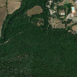 Vue satellite de Domaine de Castel Fizel à Prugnanes