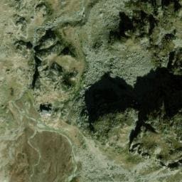 Vue satellite de Refuge des Oulettes de Gaube à Cauterets