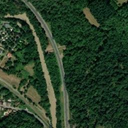 Vue satellite de Camping du Pays de Beille à Château-Verdun
