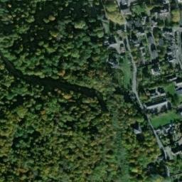 Vue satellite de Camping des Thermes à Saint-Mamet