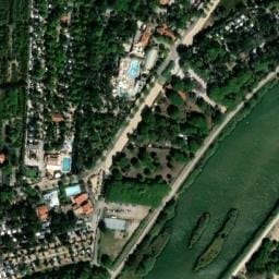 Vue satellite de CAMPING-VILLAGE LE FLORIDE & L'EMBOUCHURE à Torreilles