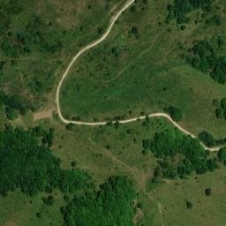 Vue satellite de Cabane des Fonts du Roc à Mérial
