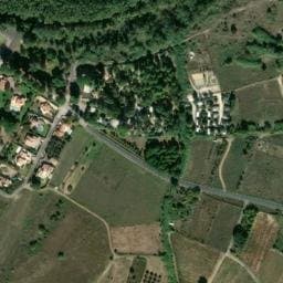 Vue satellite de La Tour de France à Estagel
