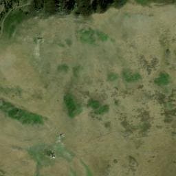Vue satellite de Cabana dera tuta dera vop à Sentein