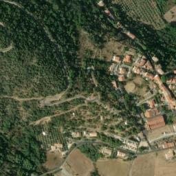 Vue satellite de CAMPING LES CABANES D'ERBEFOL à Ansignan