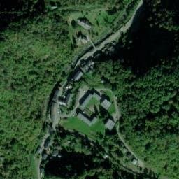 Vue satellite de Gite de Couflens Salau à Couflens