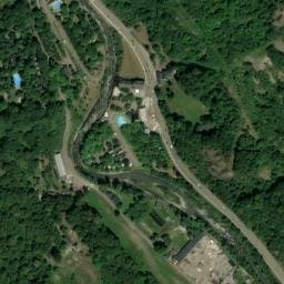 Vue satellite de Càmping Forcanada à Saint-Mamet