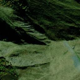 Vue satellite de Cabane des Maurets (Maourets) à Couflens