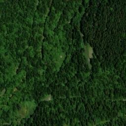Vue satellite de Refuge forestier de Font Rouge à La Fajolle