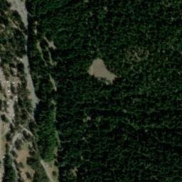 Vue satellite de Aire de Bivouac à Tramezaïgues