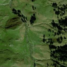 Vue satellite de Cabane de Marimanha à Bordes-Uchentein