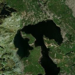 Vue satellite de Cabane de la Hilette à Aulus-les-Bains