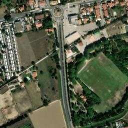 Vue satellite de CAMPING MAEVA ESCAPADES LES COTTAGES DE PERPIGNAN à Bompas