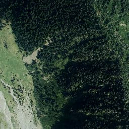 Vue satellite de Cabane du Cortail de Batoua à Saint-Lary-Soulan
