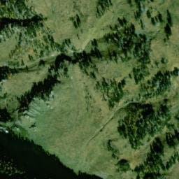Vue satellite de Cabane de la Houradade à Castillon-de-Larboust