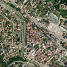 Vue satellite de Fontaine d'Ax (place Saint-Jérome) à Ignaux
