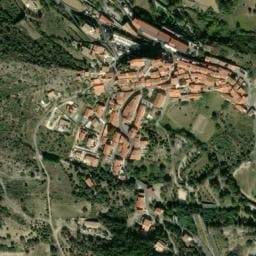 Vue satellite de Aire de Camping-Cars Belesta à Rasiguères