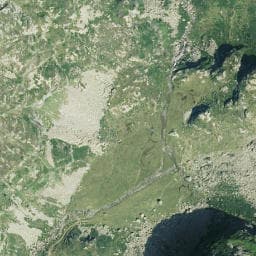 Vue satellite de Cabane de Prat-Cazeneuve à Loudenvielle