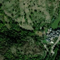 Vue satellite de Refuge d'Alos d'Isil à Couflens