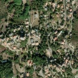 Vue satellite de Parking nuit — Patrimonio à Patrimonio