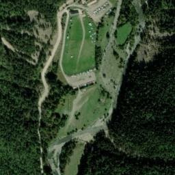 Vue satellite de Camping San Nicolás de Bujaruelo à Gavarnie-Gèdre