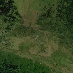 Vue satellite de Cabane de Poussiergues à Luzenac