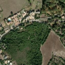 Vue satellite de Olzo à Furiani