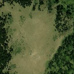 Vue satellite de Cabane pastorale de Jasse Grande  (Madres) à Le Bousquet