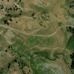 Vue satellite de Refuge Plan d'Estan (abri de la Besurta) à Bagnères-de-Luchon
