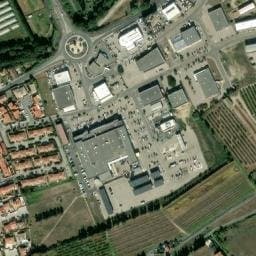 Vue satellite de Aire de camping-car à Camélas à Camélas