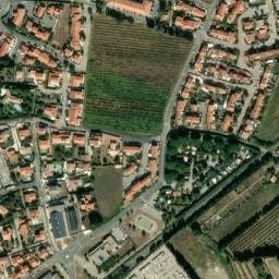 Vue satellite de Le Colomer à Camélas