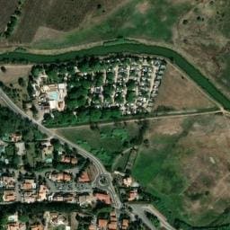 Vue satellite de CAMPING LES FLAMANTS ROSES à Saint-Nazaire