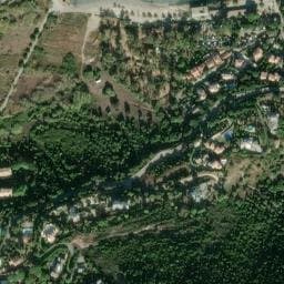 Vue satellite de U Pezzo à Piève