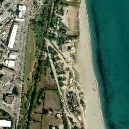 Vue satellite de Aire de camping-car à Furiani à Furiani