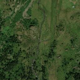 Vue satellite de Cabane de Quioulès à Aston