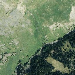 Vue satellite de Cabane de Puyarueso à Loudenvielle