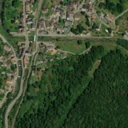 Vue satellite de Fontaine de Mérens (pont sur l'Ariège) à Mérens-les-Vals