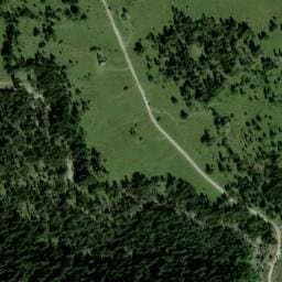 Vue satellite de Cabana Vertedero à Sentein