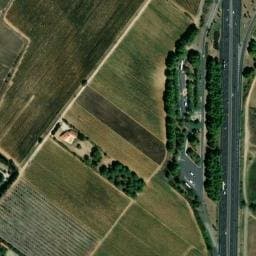 Vue satellite de Aire des Pavillons à Pollestres