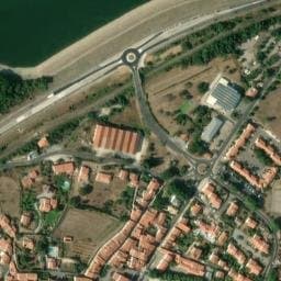 Vue satellite de Aire Vinça Le Lac à Arboussols