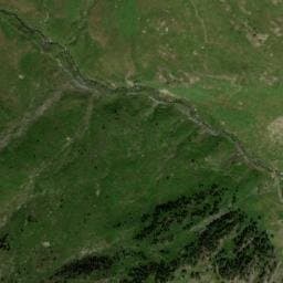 Vue satellite de Abri pastoral de Rialb à Lercoul