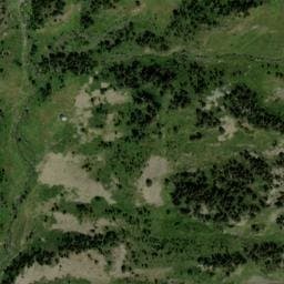 Vue satellite de Refuge de Rialb à Lercoul