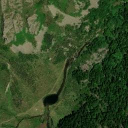 Vue satellite de Cabane du Mourgouillou à Mérens-les-Vals