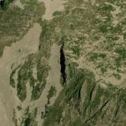 Vue satellite de Cabane pastorale de l'étang Tort à Orgeix