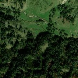 Vue satellite de Barraque de la Jaça de la Llosa à Fontrabiouse
