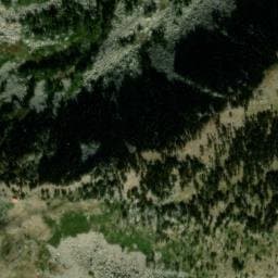 Vue satellite de Refuge de la Perdrix (ou de Nohèdes) à Sansa