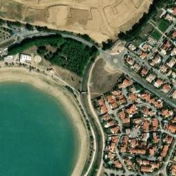 Vue satellite de CAMPING MUNICIPAL LES RIVES DU LAC à Villeneuve-de-la-Raho