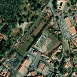 Vue satellite de Aire de camping-car à Saint-Féliu-d'Avall à Saint-Féliu-d'Avall