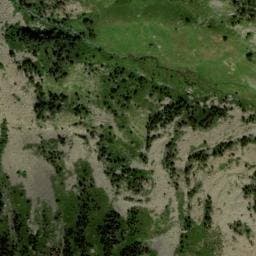 Vue satellite de Cabana de Pleta Serrera à Gestiès