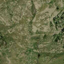 Vue satellite de Cabane de Coms de Jan à Aston